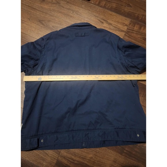 Duluth Trading Co Jacket Mens 3XL Blue Canvas Full Zip Utility Workwear Military - Picture 6 of 6